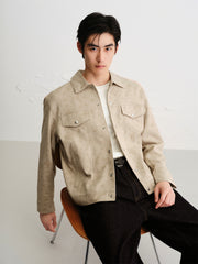 Men's Vintage Allover Jacquard Jacket