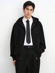 Men's Relaxed Fit Embroidered Hoodie