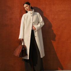 Women's A Line Long Wool Coat