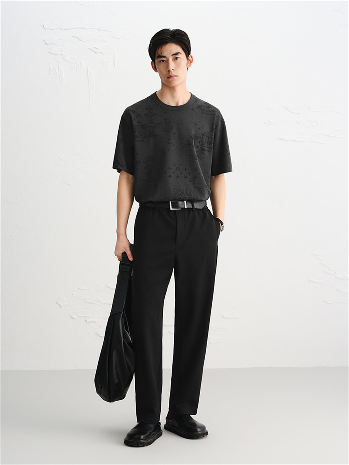 Men's Tonal Allover Print T-Shirt