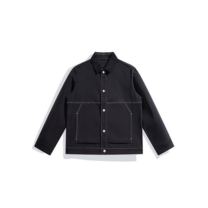 Men's Black Casual Jacket