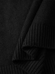 Men's Loose-Fit Brushed Sweater with Embroidery