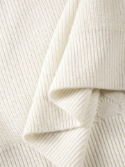 Men's 3D Cable-Knit Panel Sweater