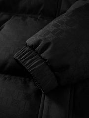 Men's Allover Tonal Jacquard Puffer Jacket