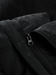 Men's Allover Tonal Jacquard Hooded Down Jacket