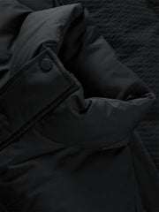 Men's Textured-Panel Down Jacket