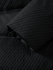 Men's Textured-Panel Down Jacket