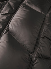 Men's Brown 95% Down Diamond-Quilted Puffer Jacket