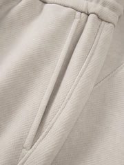 Men's Casual Solid Drawstring Elastic-Waist Brushed-Soft Pants