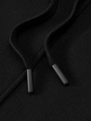 Men's Casual Commuter Warm Wide-Leg Black Pants