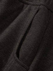 Men's Casual Warm Acetate-Wool Wide-Leg Sweatpants