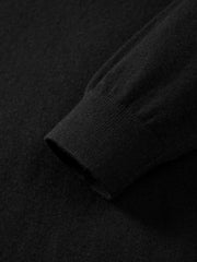 Men's Casual Solid Crewneck Wool-Blend Sweater