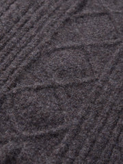 Men's Commuter Button Half-Placket Geometric Knit Top