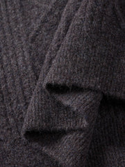 Men's Commuter Button Half-Placket Geometric Knit Top