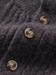 Men's Commuter Button Half-Placket Geometric Knit Top