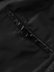 Men's Waxed Leather Bomber Jacket