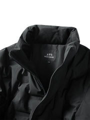 Men's Letter-Bonded Puffer Jacket