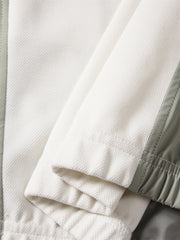 Men's Contrast Sweatshirt with Back Letter Print