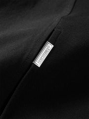 Men's Solid Pullover Sweatshirt with Elastic Hem