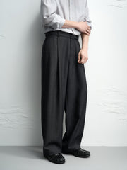 Men's Commuter Denim-Texture Trousers