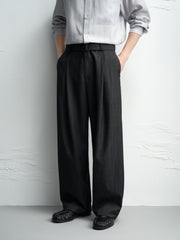 Men's Commuter Denim-Texture Trousers