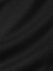 Men's Casual Commuter Warm Wide-Leg Black Pants