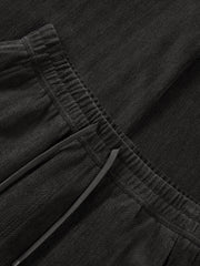 Men's Commuter Brushed-Feel Elastic-Waist Casual Pants