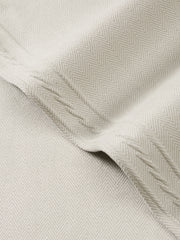 Men's Casual Beige Jacquard Elastic-Waist Pants