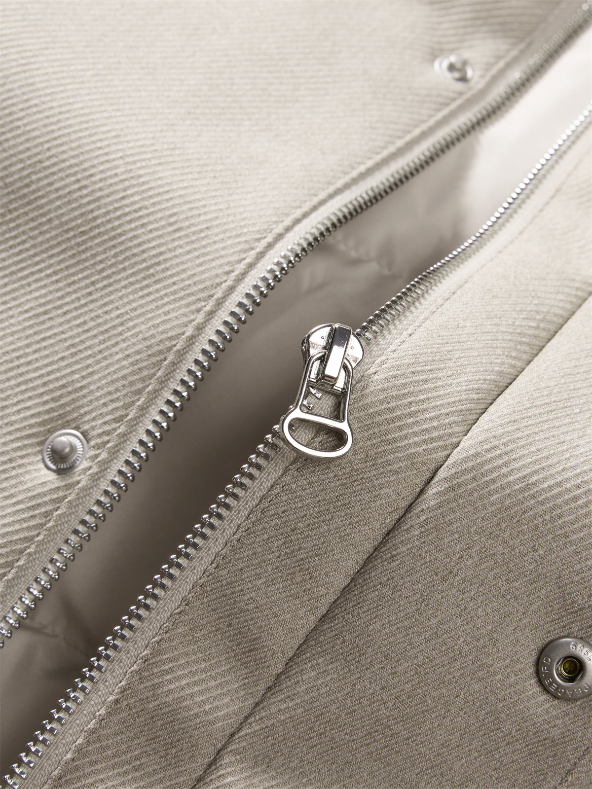 Men's Utility Down Jacket with Contrast Details