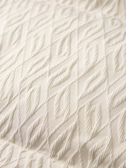 Men's Textured Jacquard Stand-Collar Down Jacket