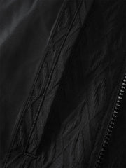 Men's Textured Jacquard Stand-Collar Down Jacket