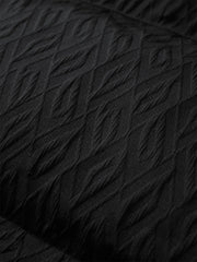 Men's Textured Jacquard Stand-Collar Down Jacket