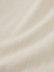 Men's Casual White Relaxed-Fit Elastic-Waist Jeans