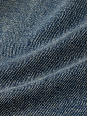 Men's Casual Relaxed Washed Curved-Leg Jeans