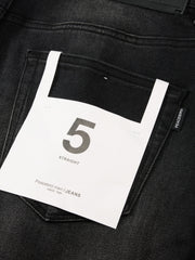 Men's Casual Solid Vintage-Wash Jeans