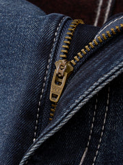 Men's Casual Solid Vintage-Wash Jeans