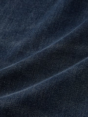 Men's Casual Solid Vintage-Wash Jeans