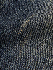 Men's Casual Heat-Retaining Straight-Leg Whiskered Wash Jeans