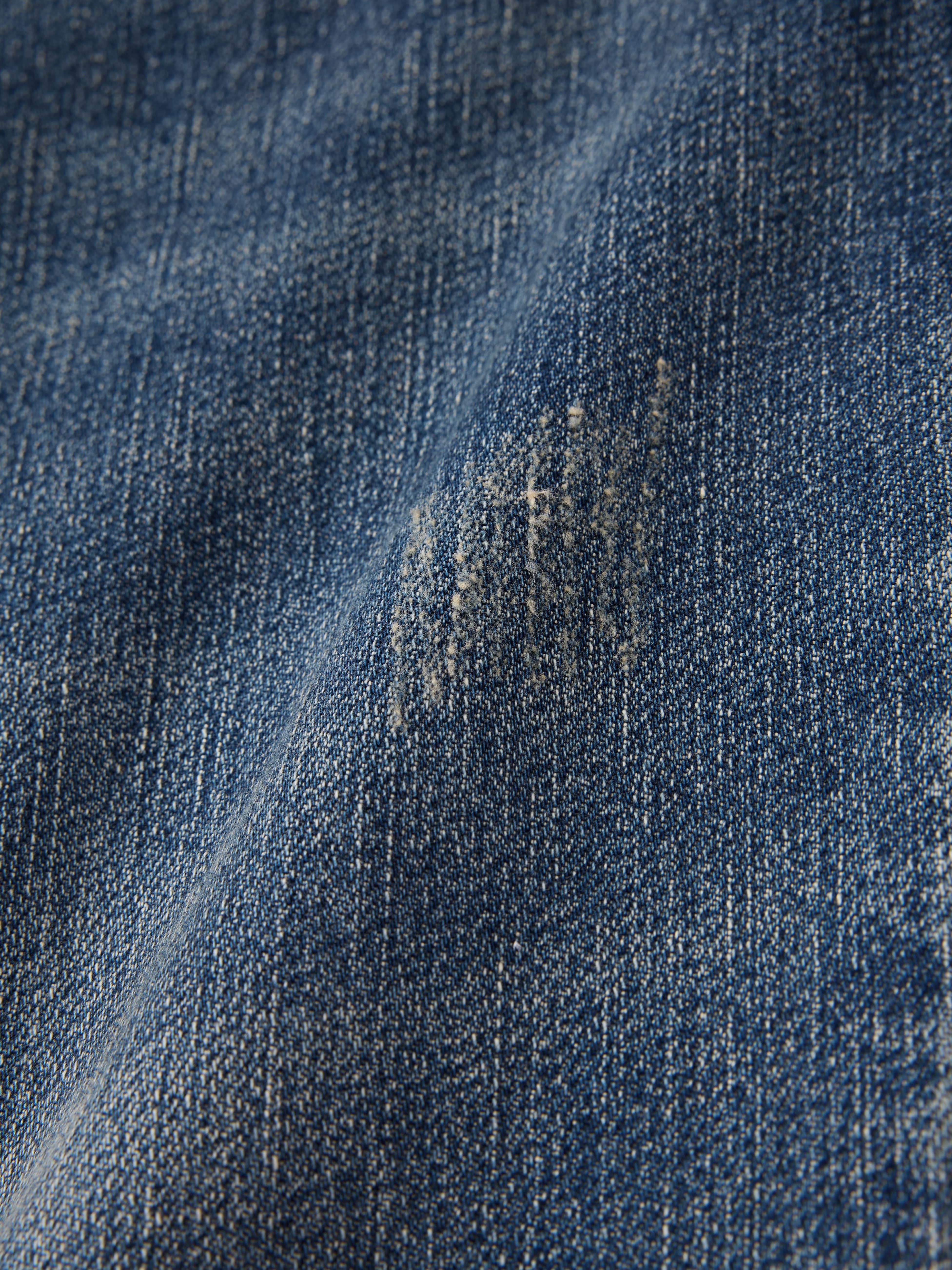 Men's Elastic-Waist Straight Jeans