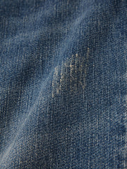 Men's Elastic-Waist Straight Jeans