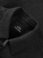 Men's Commuter Lapel Warm Wool Jacket