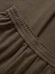 Men's Casual Solid Relaxed Straight-Leg Sweatpants