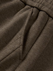 Men's Casual Solid Relaxed Straight-Leg Sweatpants