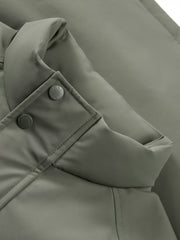 Men's Casual Lightweight Stand-Collar Jacket-Style Down Jacket