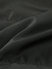 Men's Casual PU Leather Fleece-Collar Jacket-Style Down Jacket