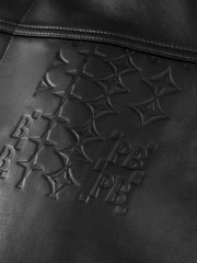 Men's Casual Lambskin Leather Jacket with Detachable Down Vest Liner