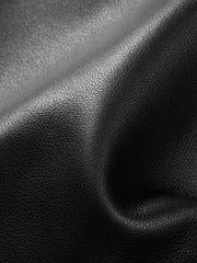 Men's Casual Lambskin Leather Jacket with Detachable Down Vest Liner