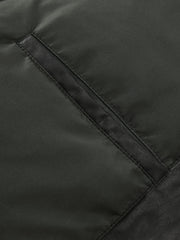 Men's Casual PU Leather Jacket-Style Fashion Down Jacket