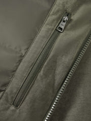 Men's American Streetwear Cold-Proof Stand-Collar Down Jacket