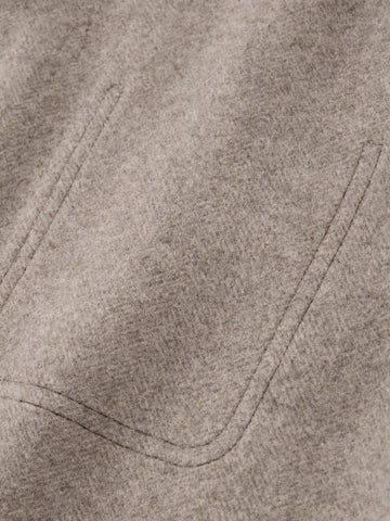 Men's Commuter Paneled Lapel Wool Coat